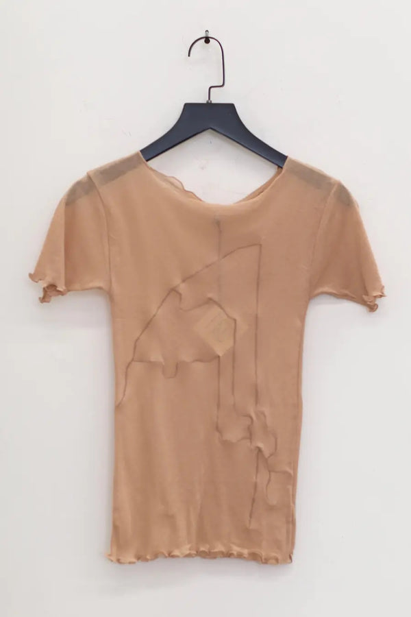 BASERANGE Aroostook T-shirt TOAR-CG-SP24 pink camel